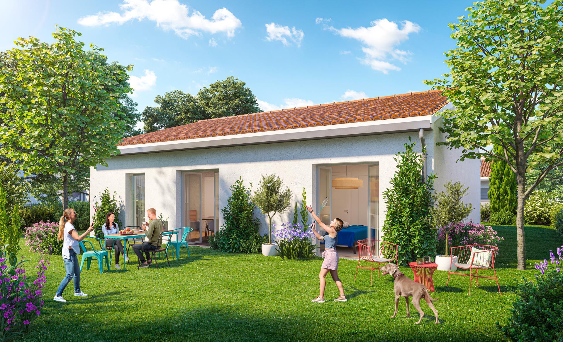 Programme immobilier neuf - Le Domaine de Courlandes II - Gerzat (63)