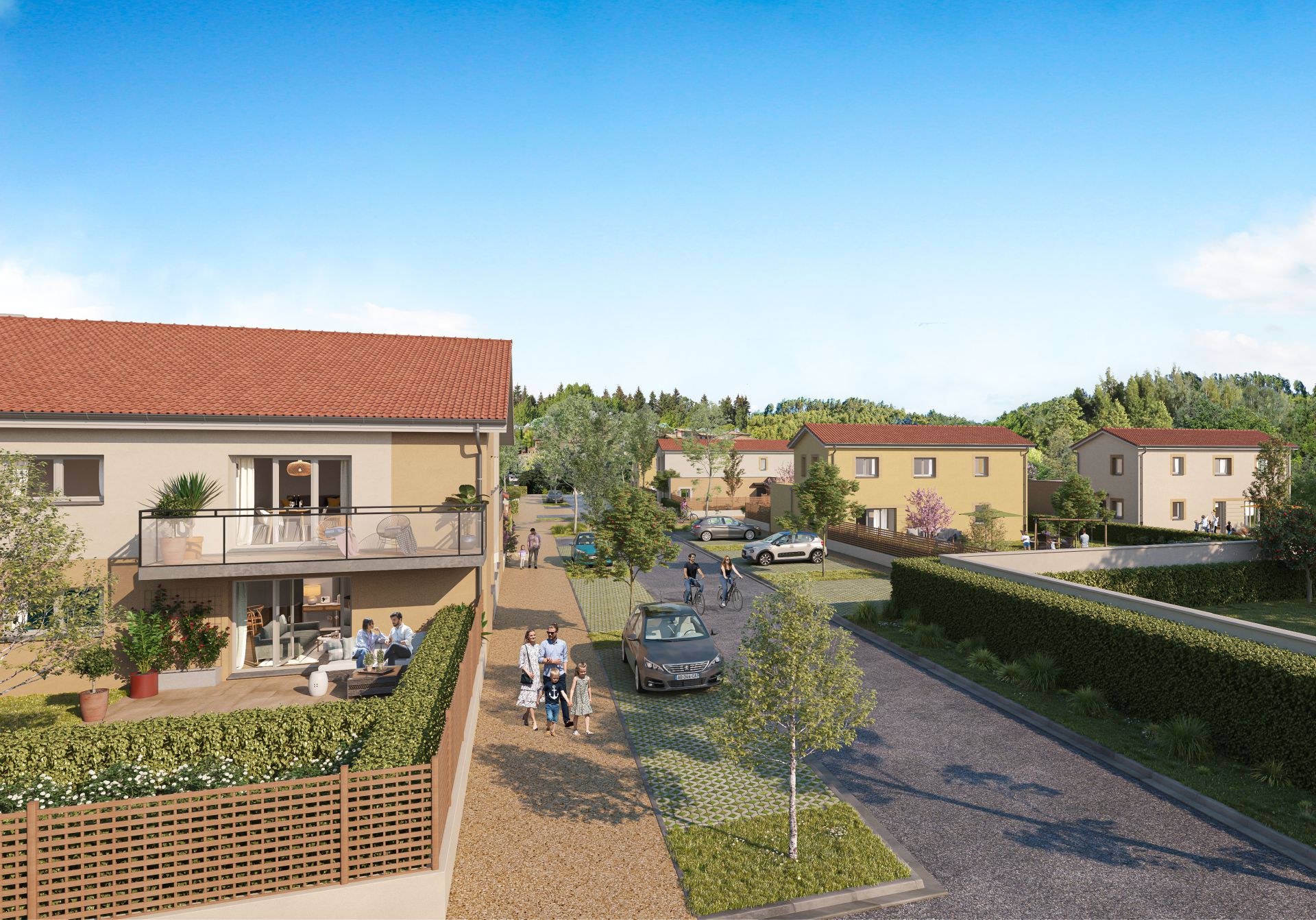 Programme immobilier neuf - Les Villas Gambetta - Genas (69)