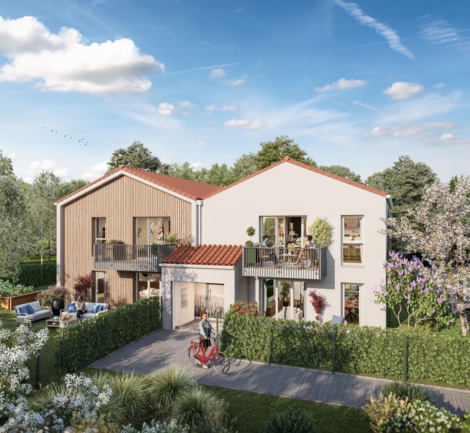 Programme immobilier neuf - LES JARDINS DE LA BROSSARDIERE - La Roche Sur Yon (85)